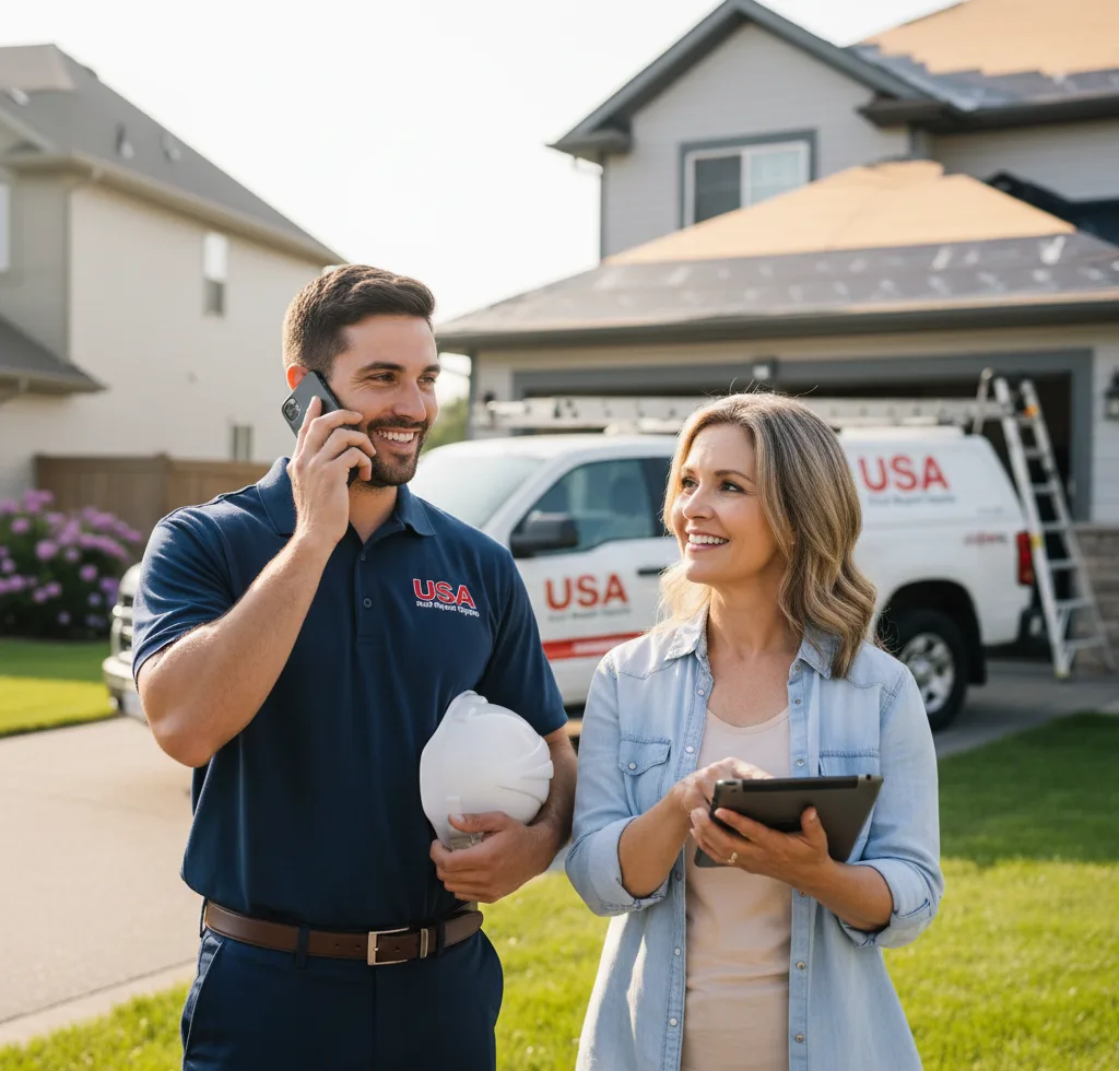 USA Roof Repair Experts customer support in Mora